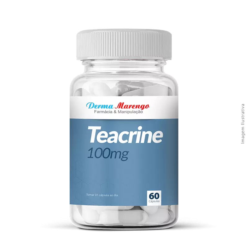 Teacrine 100mg 60 Cápsulas
