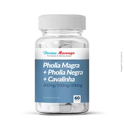 Pholia Magra + Pholia Negra + Cavalinha 60 Cápsulas