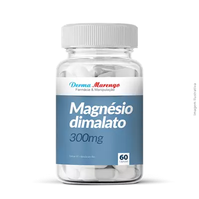 Magnésio Dimalato 300mg 60 Cápsulas