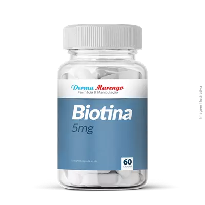 Biotina 5mg 60 Cápsulas