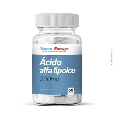 Ácido Alfa Lipoico 300mg 60 Cápsulas