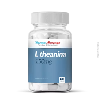 L theanina 150mg 60 Cápsulas