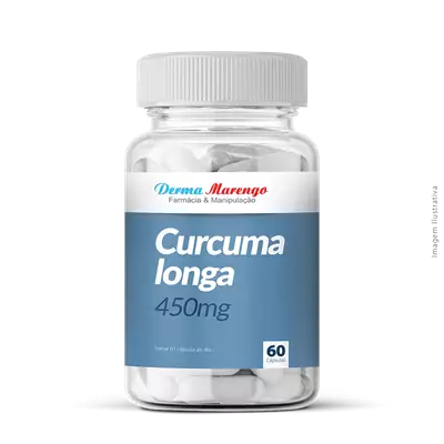 Curcuma longa 450mg 60 Cápsulas