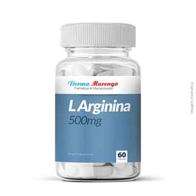 L Arginina 500mg 60 Cápsulas