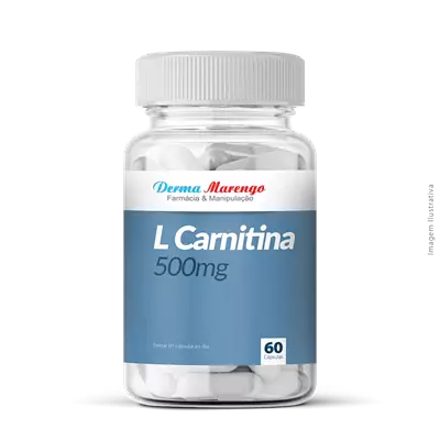 L Carnitina 500mg 60 Cápsulas
