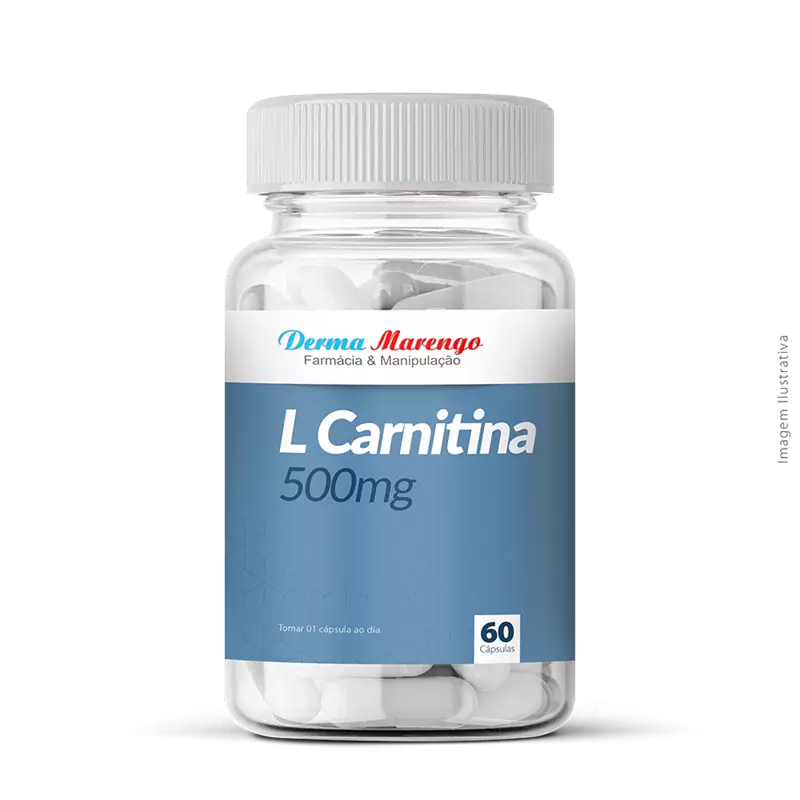 L Carnitina 500mg 60 Cápsulas